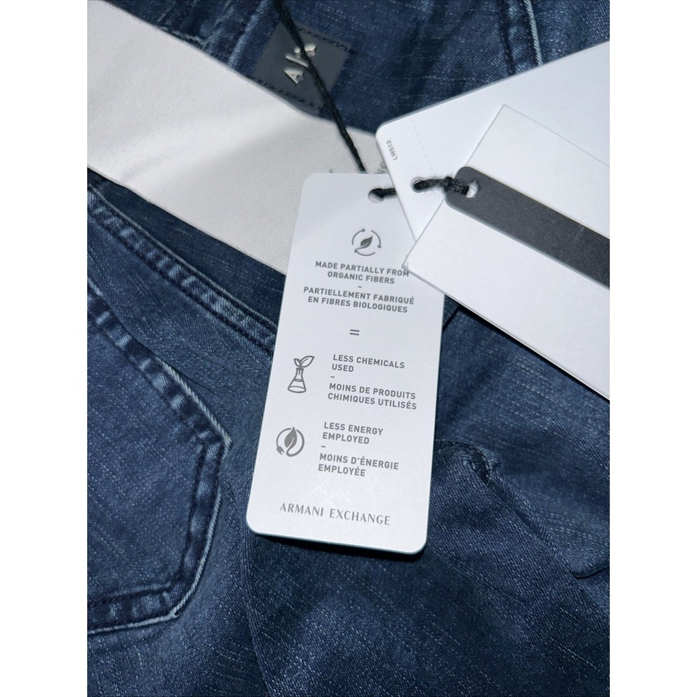 armani exchange AX Womens J69 Jeans Organic 25R Super Skinny Mid Rise 25x29.5 - Picture 11 of 11